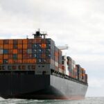 ASEAN-India trade - Big Cargo Ship in the Ocean